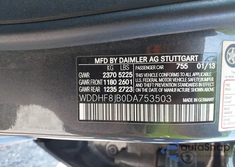 2013 Mercedes-Benz E 350 4Matic from USA, damaged, VIN WDDHF8JB0DA753503